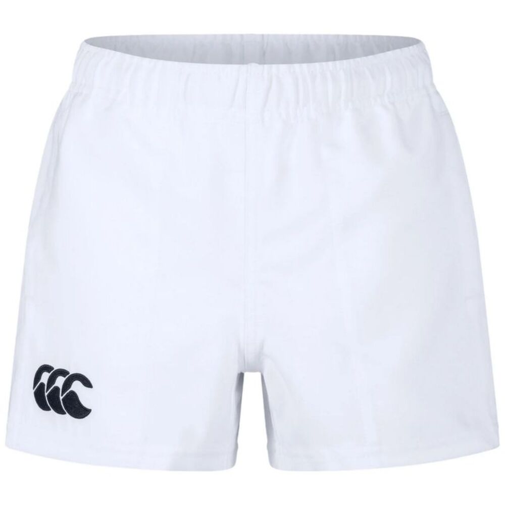Canterbury Childrens/Kids Cotton Drill Shorts / White